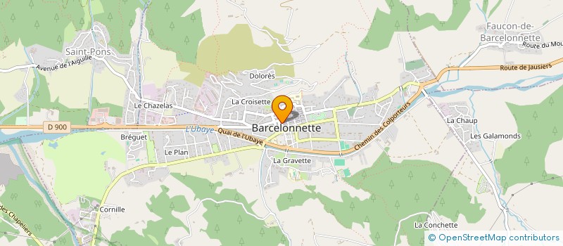localisation de l'entreprise ORCA & COM à BARCELONNETTE