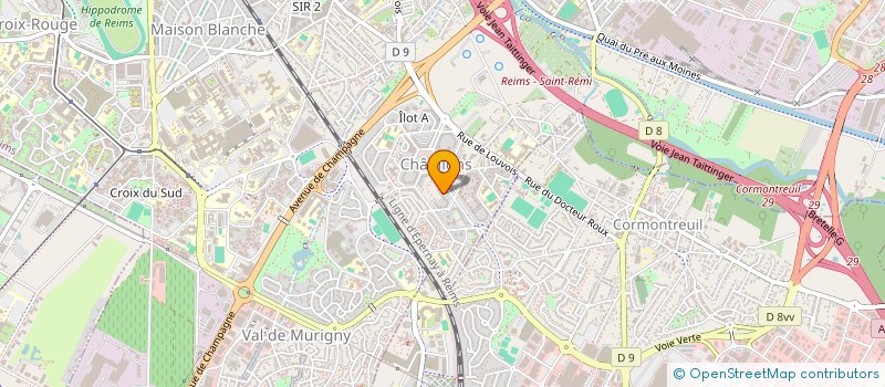 localisation de l'entreprise ORCA DECOR  REIMS