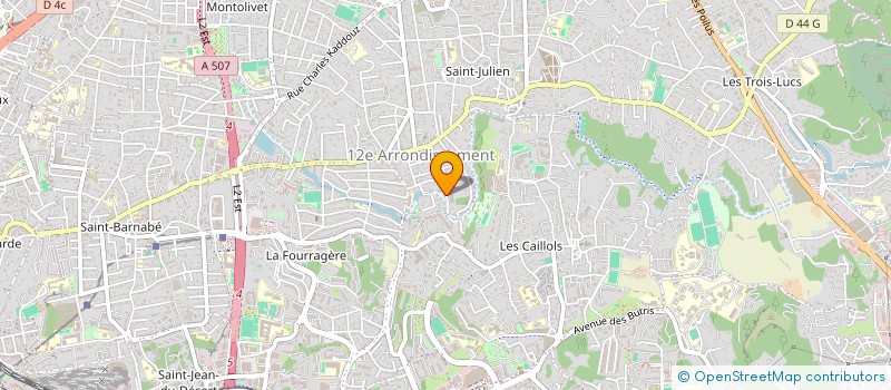 localisation de l'entreprise ORCA II à MARSEILLE