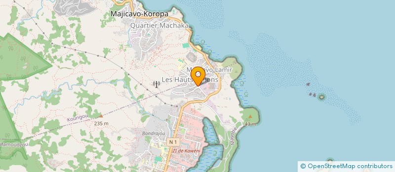 localisation de l'entreprise ORCA TRADE à MAMOUDZOU