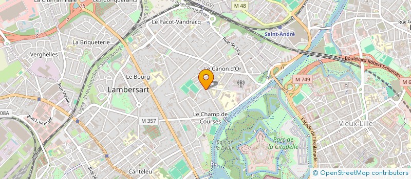 localisation de l'entreprise ORCADEV à LAMBERSART