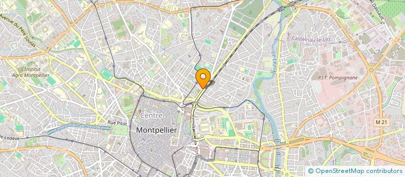 localisation de l'entreprise ORCARS  MONTPELLIER