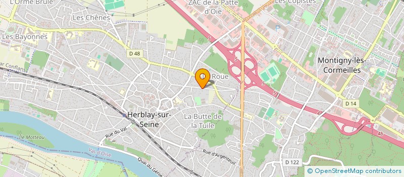 localisation de l'entreprise ORCAVA à HERBLAY-SUR-SEINE