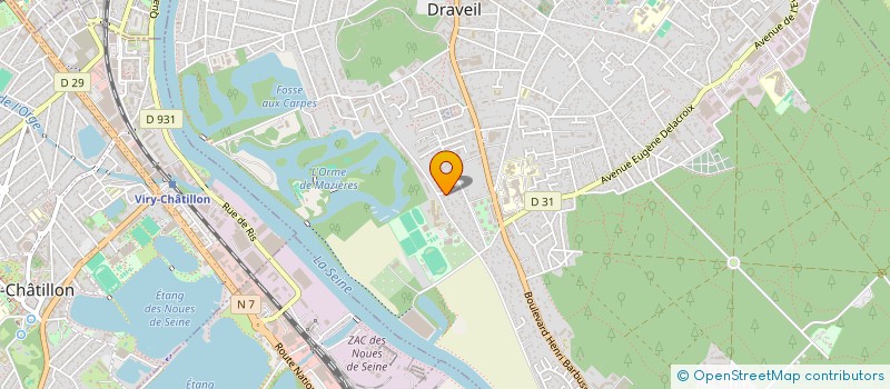 localisation de l'entreprise ORCD à DRAVEIL