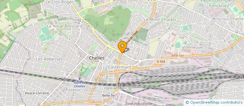 localisation de l'entreprise ORCEL 2 à CHELLES