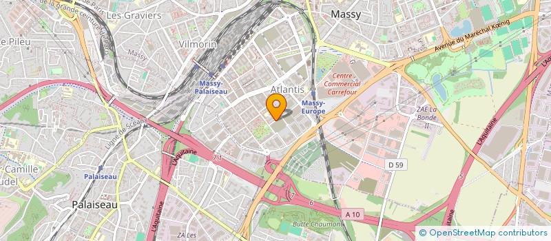 localisation de l'entreprise ORCESTRE à MASSY