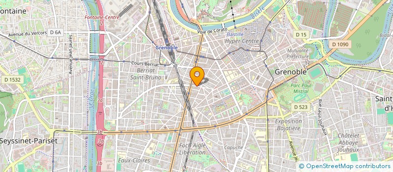 localisation de l'entreprise ORCET  GRENOBLE