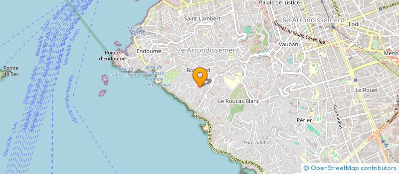 localisation de l'entreprise ORCEYRETTE à MARSEILLE