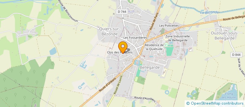 localisation de l'entreprise ORCF à BELLEGARDE