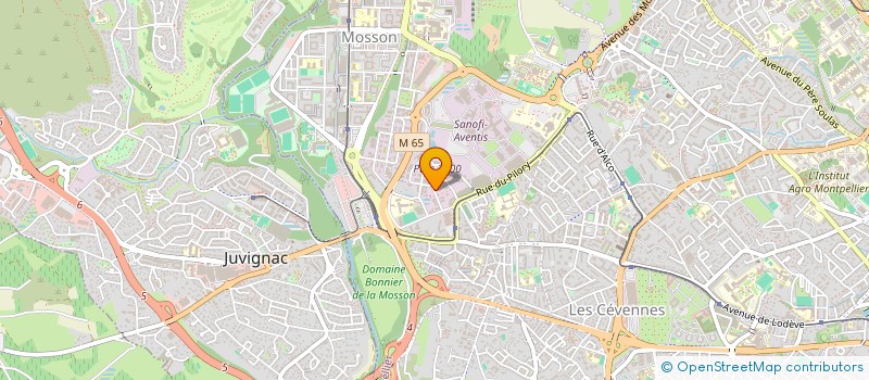 localisation de l'entreprise ORCHA à MONTPELLIER