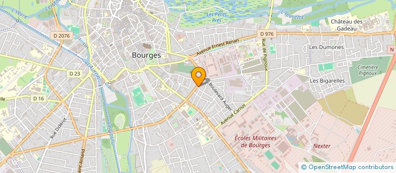 localisation de l'entreprise ORCHAA  BOURGES