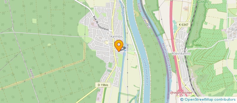 localisation de l'entreprise ORCHALINE  KEMBS