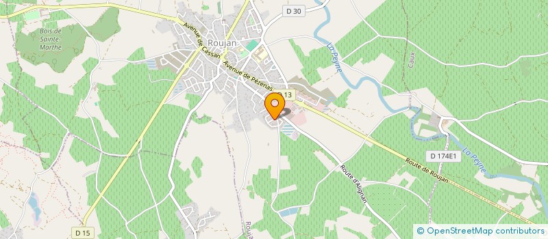 localisation de l'entreprise ORCHARD  ROUJAN