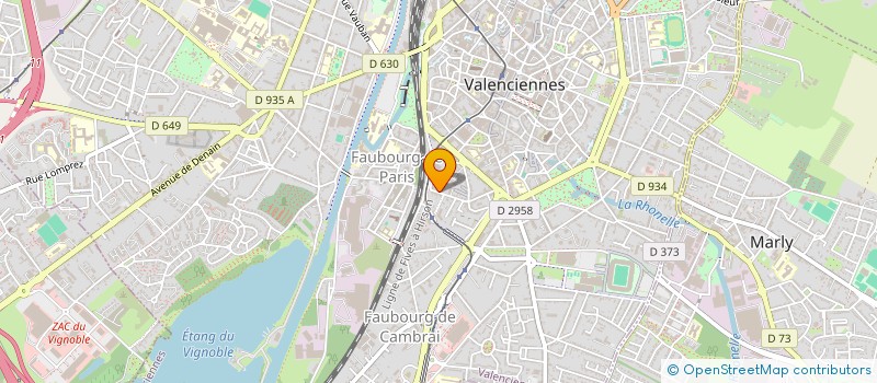 localisation de l'entreprise ORCHESTAR  VALENCIENNES