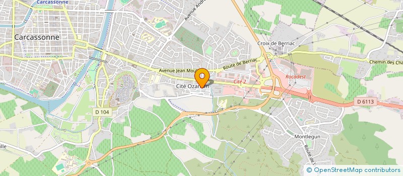 localisation de l'entreprise ORCHESTR'ART  CARCASSONNE