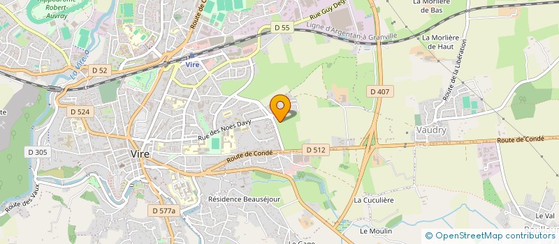 localisation de l'entreprise ORCHESTRA  VIRE NORMANDIE