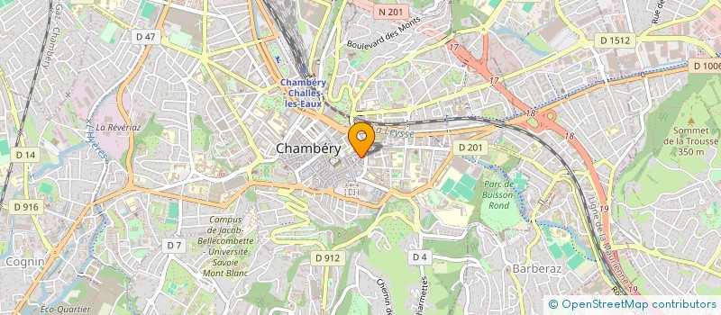 localisation de l'entreprise ORCHESTRA PROJECT à CHAMBERY