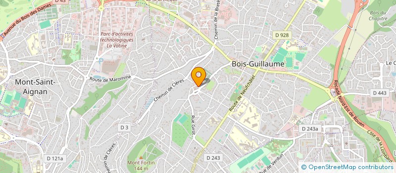 localisation de l'entreprise ORCHESTRE A PLECTRES DE BOIS GUILLAUME à BOIS-GUILLAUME