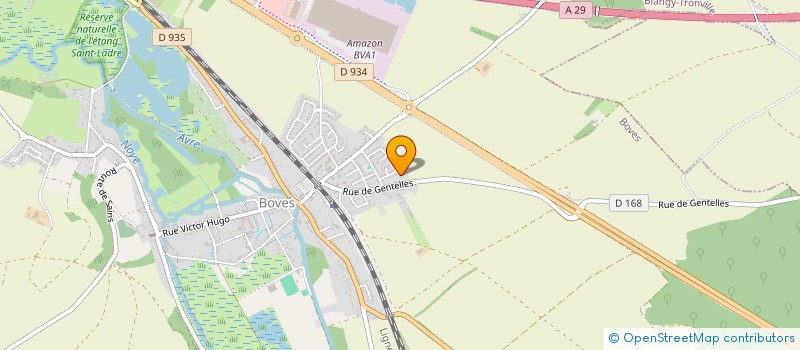 localisation de l'entreprise ORCHESTRE A VENT AMADEUS à BOVES