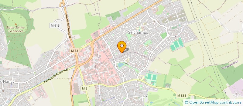 localisation de l'entreprise ORCHESTRE ARMONIA  SEICHAMPS