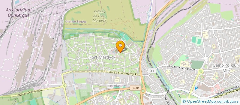 localisation de l'entreprise ORCHESTRE AZUR à DUNKERQUE