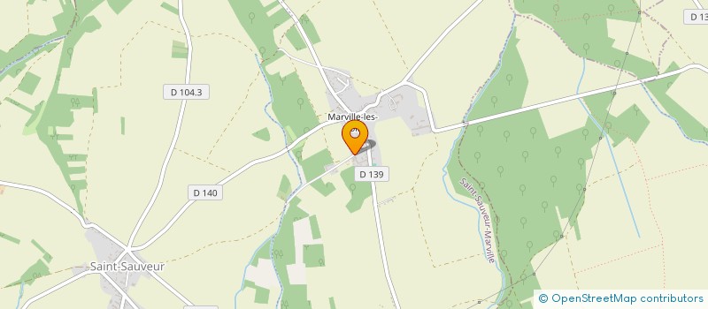localisation de l'entreprise ORCHESTRE D'HARMONIE DE CHARTRES AMICALE DES MUSICIENS à SAINT-SAUVEUR-MARVILLE