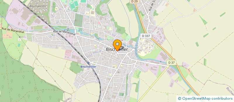 localisation de l'entreprise ORCHESTRE D'HARMONIE DE LA VILLE DE BISCHWILLER  BISCHWILLER