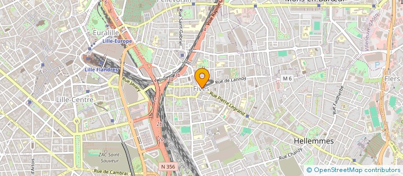 localisation de l'entreprise ORCHESTRE D'HARMONIE DE LILLE-FIVES à LILLE