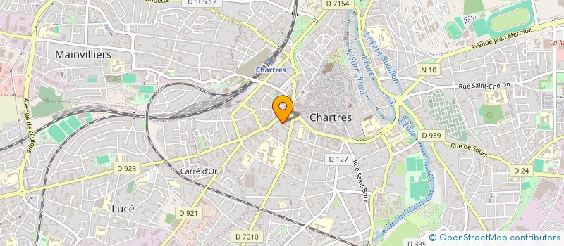 localisation de l'entreprise ORCHESTRE D'HARMONIE DE LUCE à CHARTRES