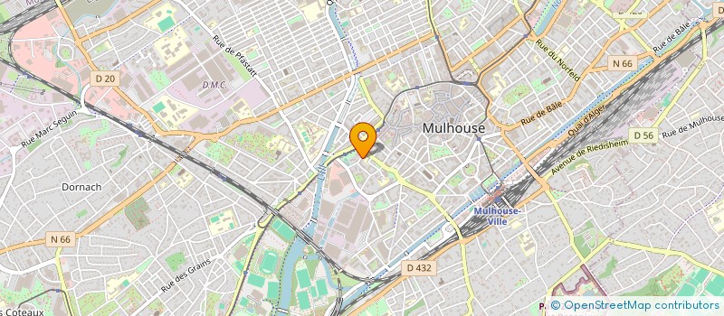 localisation de l'entreprise ORCHESTRE D HARMONIE DE MULHOUSE  MULHOUSE