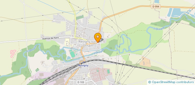 localisation de l'entreprise ORCHESTRE D'HARMONIE DE REVIGNY à REVIGNY-SUR-ORNAIN
