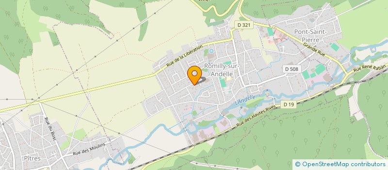 localisation de l'entreprise ORCHESTRE D'HARMONIE DE ROMILLY SUR ANDELLE à ROMILLY-SUR-ANDELLE