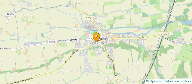 localisation de l'entreprise ORCHESTRE D'HARMONIE DE ST SORLIN EN VALLOIRE  SAINT-SORLIN-EN-VALLOIRE