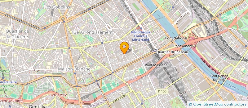 localisation de l'entreprise ORCHESTRE D'HARMONIE DES AGENTS DE LA VILLE DE PARIS  PARIS