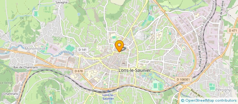 localisation de l'entreprise ORCHESTRE D'HARMONIE MUNICIPAL DE LONS LE SAUNIER à LONS-LE-SAUNIER