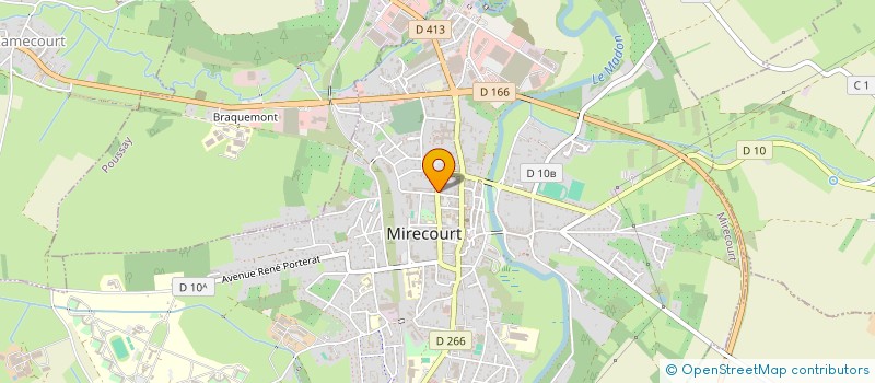 localisation de l'entreprise ORCHESTRE D'HARMONIE MUNICIPALE DE MIRECOURT  MIRECOURT