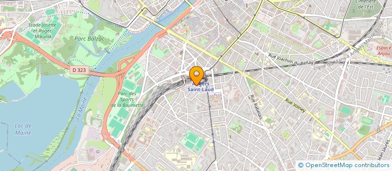 localisation de l'entreprise ORCHESTRE DE CHAMBRE D ANJOU à ANGERS