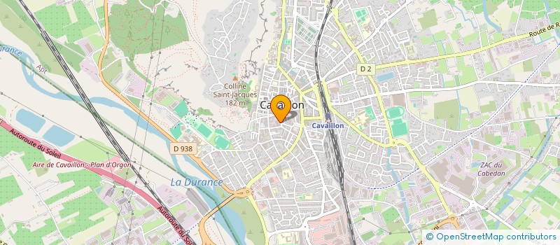 localisation de l'entreprise ORCHESTRE DE CHAMBRE D'AVIGNON  CAVAILLON