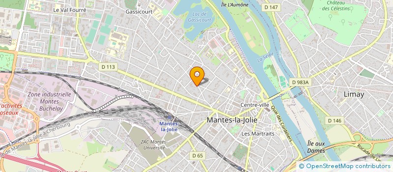 localisation de l'entreprise ORCHESTRE DE CHAMBRE DE FRANCE à MANTES-LA-JOLIE