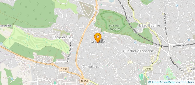 localisation de l'entreprise ORCHESTRE DE CHAMBRE DE LOZERE MUSICA CUM CANTO ET CANTO NUOVO  NIMES