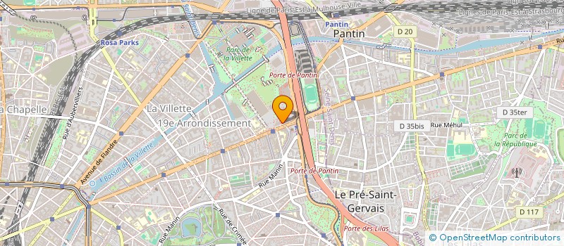 localisation de l'entreprise ORCHESTRE DE CHAMBRE DE PARIS à PARIS