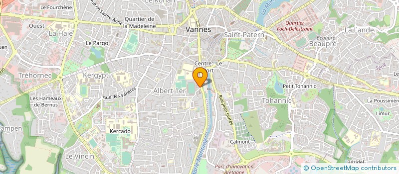 localisation de l'entreprise ORCHESTRE DE CHAMBRE DE VANNES à VANNES
