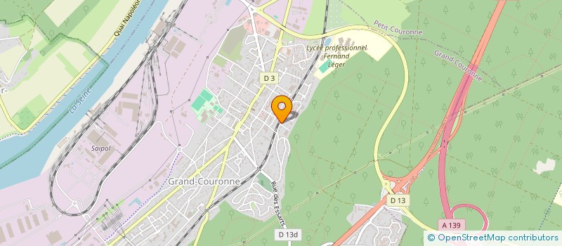 localisation de l'entreprise ORCHESTRE DE CHAMBRE GD & PETIT COURONNE  GRAND-COURONNE