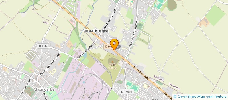 localisation de l'entreprise ORCHESTRE DE L'ECOLE DE MUSIQUE  NOYELLES-LES-VERMELLES