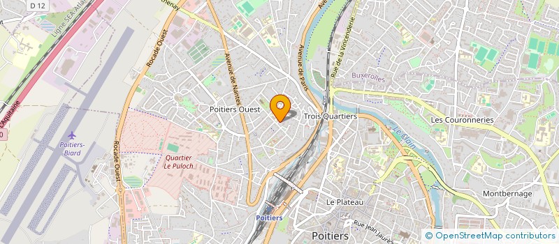localisation de l'entreprise ORCHESTRE DE L'UNIVERSITE DE POITIERS à POITIERS