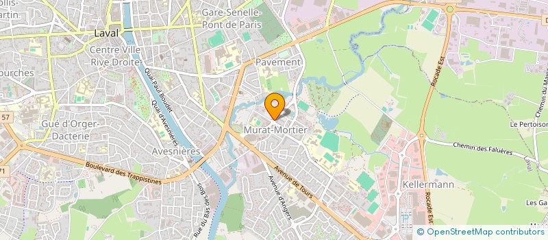 localisation de l'entreprise ORCHESTRE DE LAVAL ET DE LA MAYENNE à LAVAL