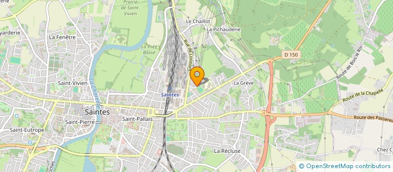 localisation de l'entreprise ORCHESTRE DES JEUNES DES CHARENTES  SAINTES