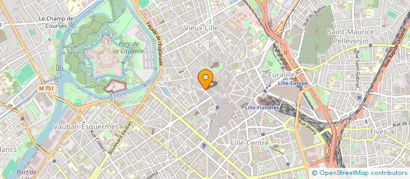 localisation de l'entreprise ORCHESTRE DES SAPEURS POMPIERS DU NORD (OSP59) à LILLE