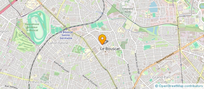 localisation de l'entreprise ORCHESTRE ETESIAS  LE BOUSCAT