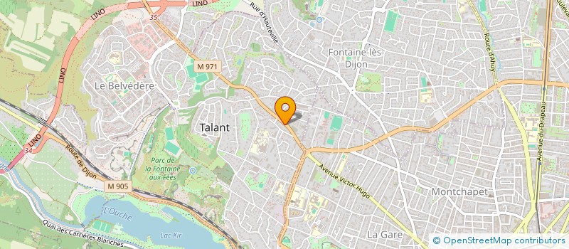 localisation de l'entreprise ORCHESTRE FL  TALANT